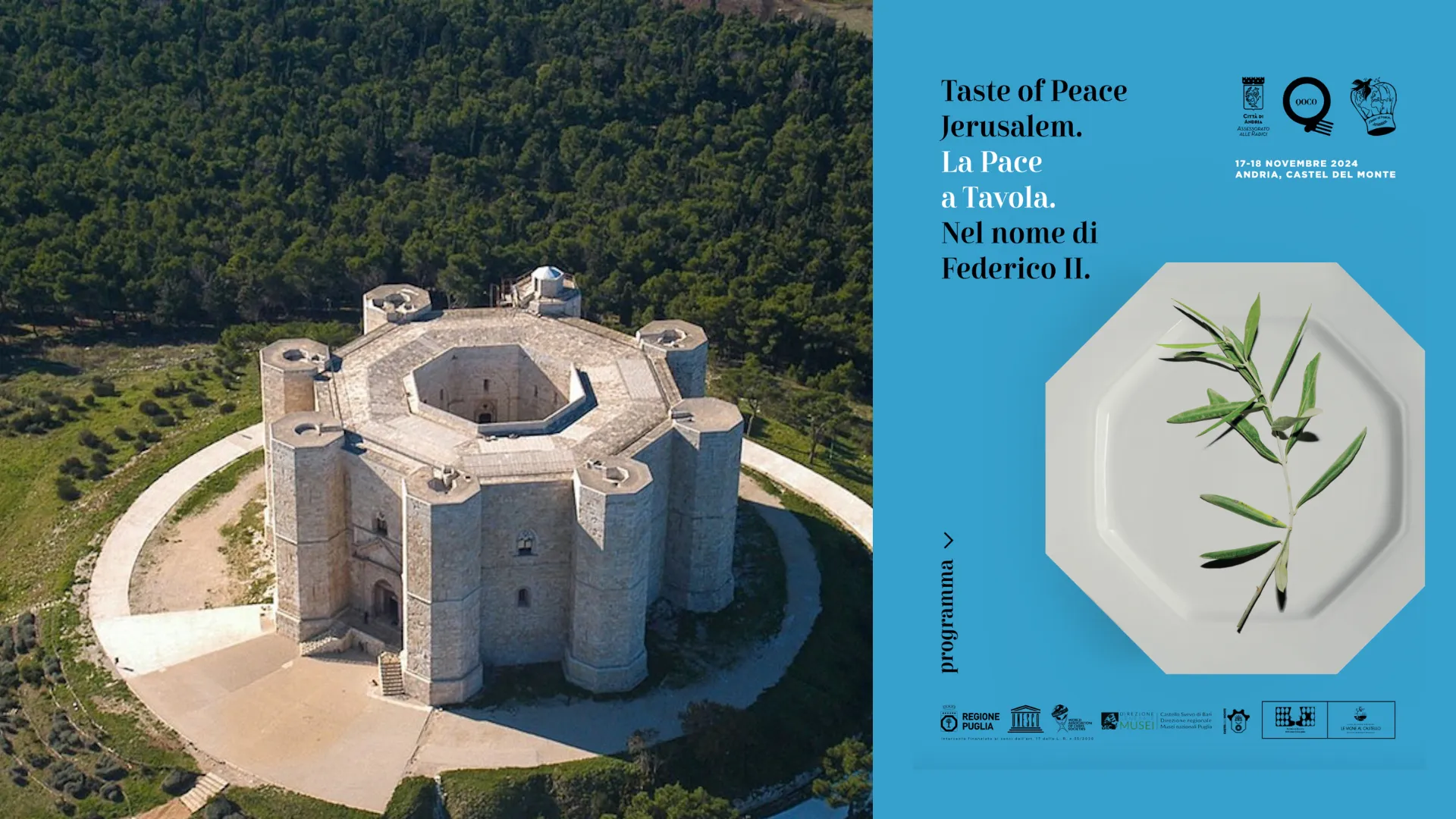 A Castel del Monte, la pace si cucina: chef israeliani e palestinesi uniti per un futuro migliore